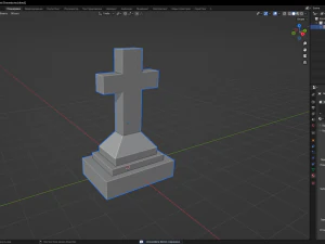 Gravestone 3D Model