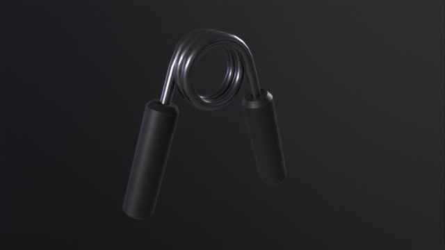 Hand Gripper 3D 모델 .c4d .max .obj .3ds .fbx .stl .blend 