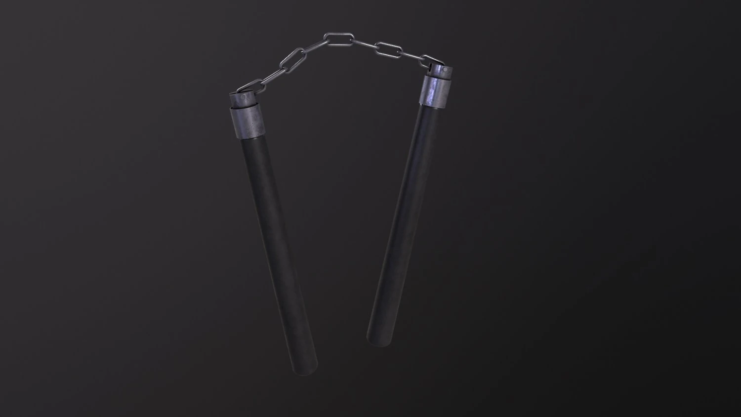 Nunchaku 3D Model .c4d .max .obj .3ds .fbx .stl .blend 