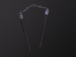 Nunchaku 3D Model
