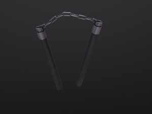 Nunchaku 3D Model