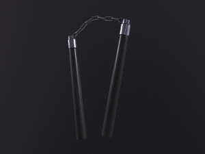 Nunchaku 3D Model