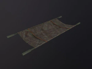 군용 들것 3D 모델
