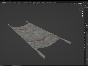 Military Stretcher Modello 3D