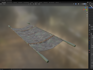 Military Stretcher Modello 3D