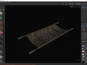 Military Stretcher Modello 3D