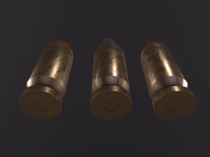 Bullets 9mm 3D Model
