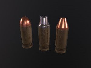 Bullets 9mm 3D Model