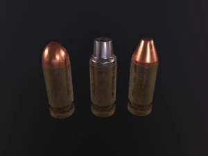 Bullets 9mm 3D Model