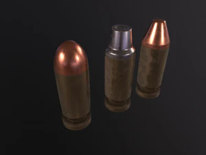 Bullets 9mm 3D Model