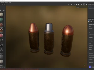 Bullets 9mm 3D Model