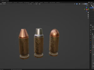 Bullets 9mm 3D Model