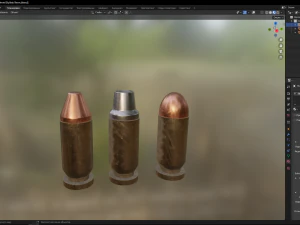 Bullets 9mm 3D Model