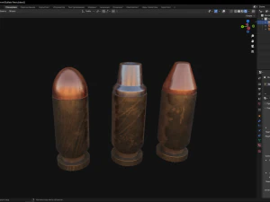 Bullets 9mm 3D Model