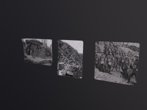 Old Photo WW1 3D Model