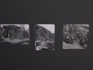 Old Photo WW1 3D Model
