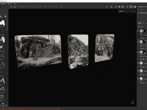 Old Photo WW1 3D Model