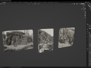 Old Photo WW1 3D Model