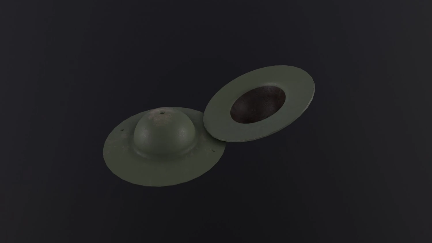 British WW1 Military Helmet 3D Model .c4d .max .obj .3ds .fbx .stl .blend 