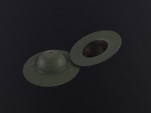 British WW1 Military Helmet 3D Model