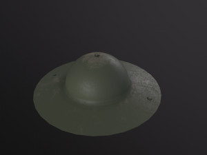 British WW1 Military Helmet 3Dモデル