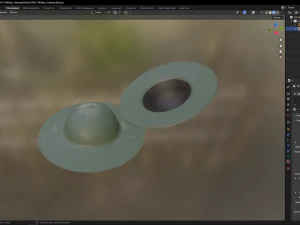 British WW1 Military Helmet 3D Model