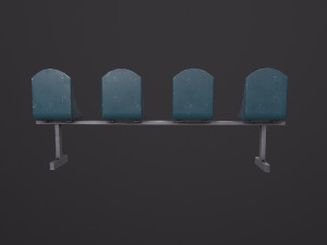 Bus Stop Bench 3Dモデル