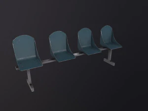 Banco de parada de autob&uacute;s Modelo 3D