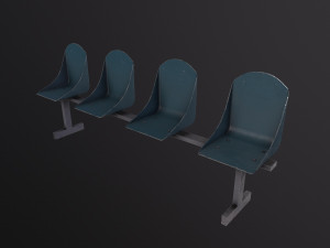 Bus Stop Bench 3Dモデル