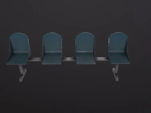Bus Stop Bench 3D Model