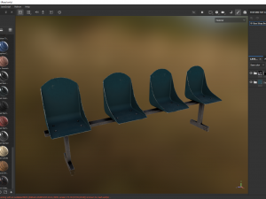 Bus Stop Bench 3Dモデル