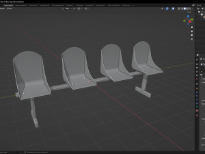 Bus Stop Bench 3Dモデル