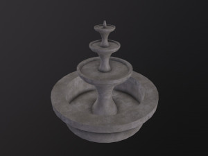 Simple Fountain 3D Model