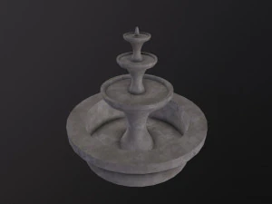 साधारण फव्वारा 3D मॉडल