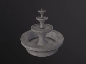 Simple Fountain 3D Model
