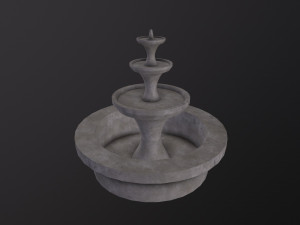 Simple Fountain Model 3D