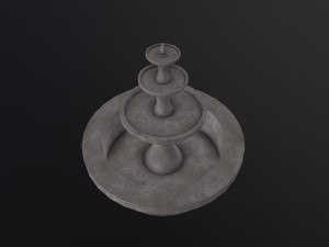 Simple Fountain Model 3D