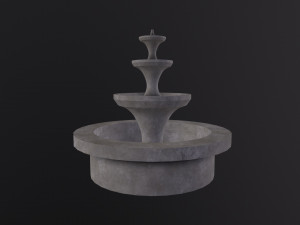 Simple Fountain Model 3D