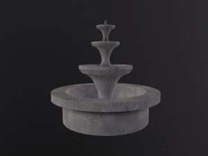Simple Fountain 3D Model