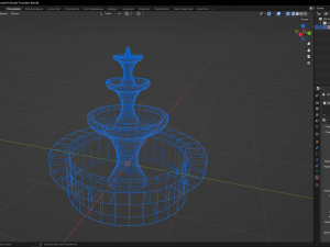 Simple Fountain Model 3D