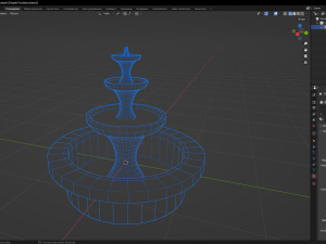 Simple Fountain Model 3D