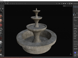 Simple Fountain Model 3D