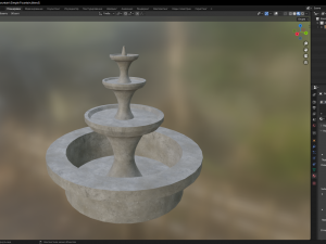 Simple Fountain Model 3D