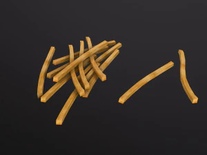 French Fries 3D Model