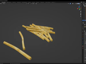 French Fries 3D Model