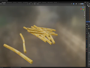 French Fries 3D Model