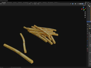 French Fries 3D Model