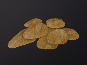 Potato Chips 3D Model
