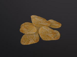 Potato Chips 3D Model