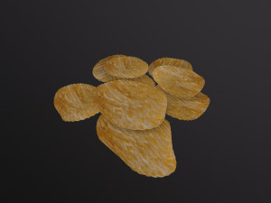 Potato Chips 3D Model